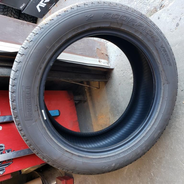 PIRELLI SCORPION VERDE ALL SEASON TIRES – LIKE-NEW 265/50R20 in Tires & Rims in Barrie