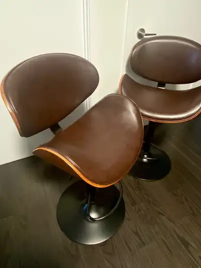 Adjustable Leather Barstools for Sale!, View more