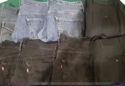 6 Pairs Levi's Jeans + 2 Dress Pants 36x30 3 Blue, 4 Black, Grey, View more