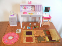 18" + 17" Dolls Furniture + Accessories Lot-New Condition