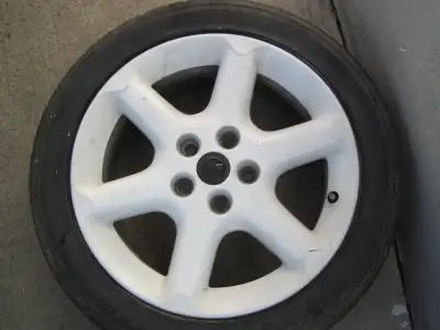 4 Nissan 17 inch white rims. Tires that are with the rims are not the best. Selling the set for $190...