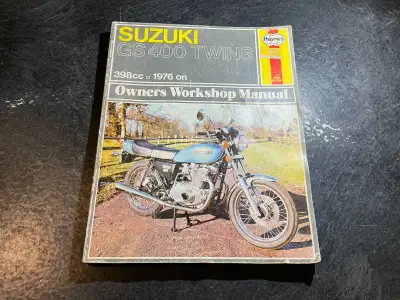 1976 on Suzuki GS400 Twins Haynes Owners Workshop Manual The following models are covered in this re...