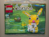 ORIGINAL NEW LEGO CREATOR #30550 EASTER BUNNY 67 PIECES IN A BAG