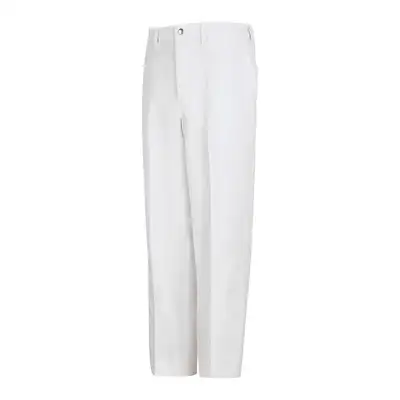mens red kap brand chef pants. 32 x 36. white. new have 2 pairs at 15.00 each also have other chef u...