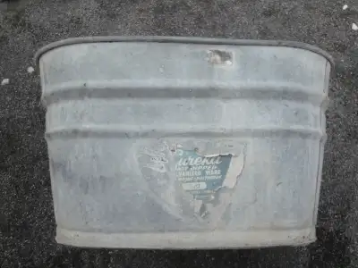Cuve rectangulaire en métal galvanisé durable GBW de 20 gal, View more