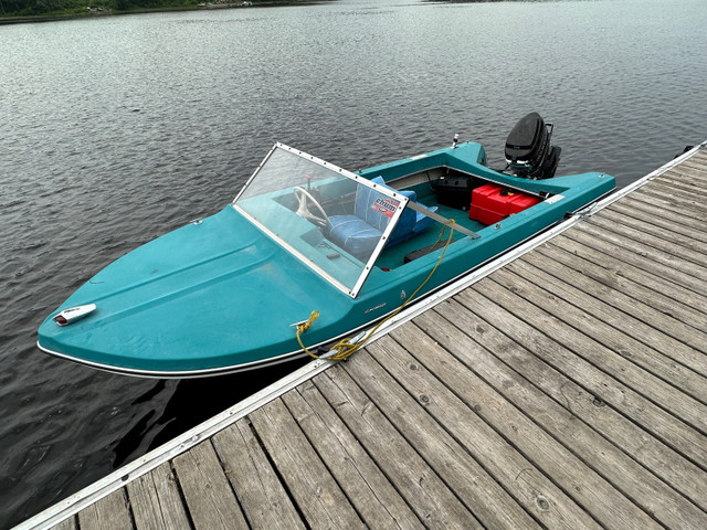 **Price Drop**14’ Fiberglass with two Mercury 50hp Thunderbolts  in Personal Watercraft in Ottawa