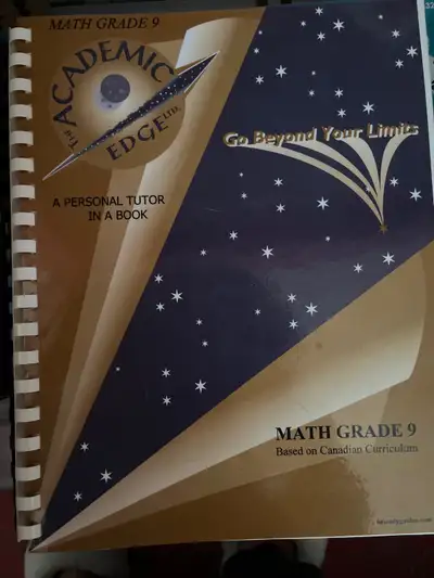 Academic Edge Math Grade 9 , View more