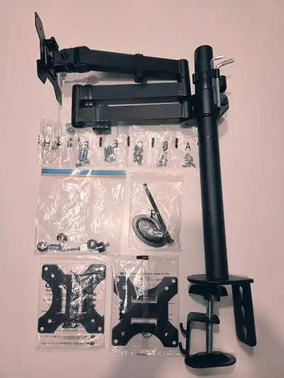 Fully adjustable Single Desk Monitor Arm Mount Stand, View more