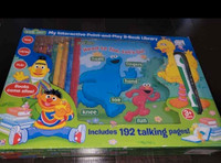 Sesame street my interactive point and play book library (new in