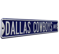 Authentic Street Signs Dallas Cowboys Ave Navy Metal Steet Sign 