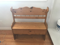 Bench Seat (storage under seat)