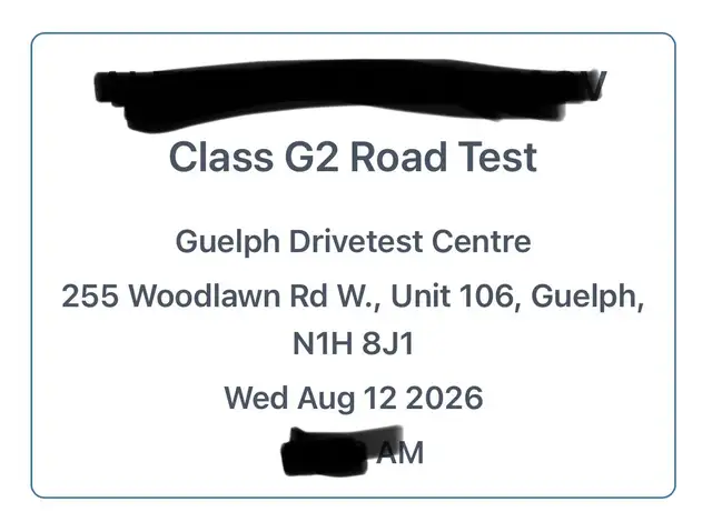 ROAD TEST EXPRESS G/G2 BOOKING, DRIVE CLASSES528477634849689601