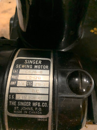 Vintage singer portable sewing machine