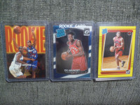 NBA Toronto Raptors Barnes + OG + Stoudamire rookie cards