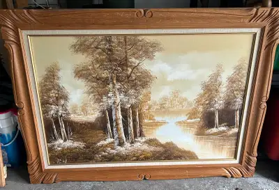 Cadre peinture paysage, View more