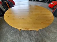 *DELIVERY AVAILABLE* NEW SOLID PINE TABLE W/RETRACTABLE LEAF