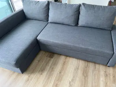 IKEA sofa-bed with storage
