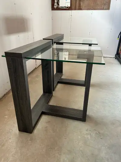 California Glass Side Table Set, View more