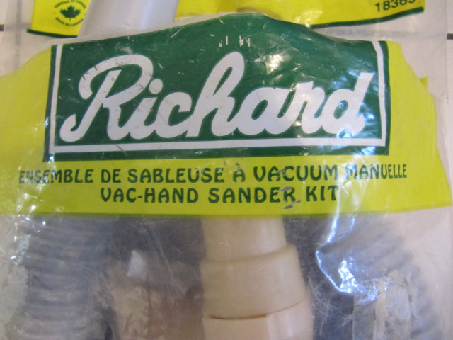 Richard Brand Item 18365 Vac Hand Sander Kit Original Packaging in Other in Mississauga / Peel Region - Image 2