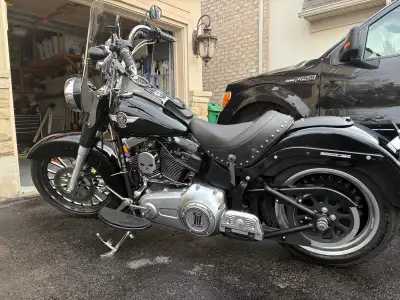 Feast your eyes on this stunning, pre-loved Harley-Davidson Softail, a true icon of the open road, b...