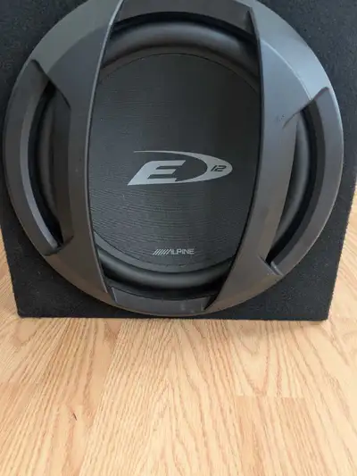 alpine 12" sub in sealed box , View more