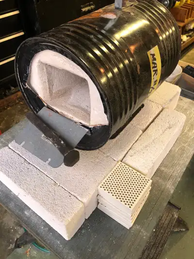 Home made forge, View more