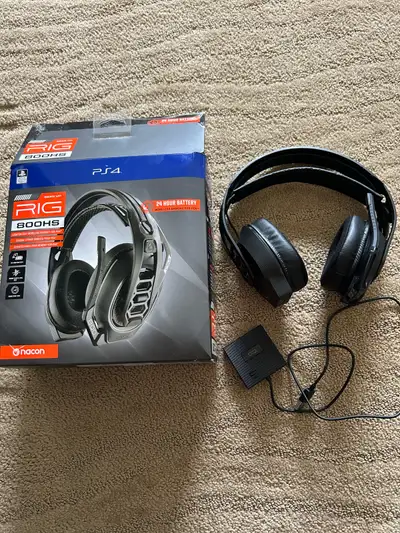 Selling a basically new condition Nacon RIG HS wireless gaming headset. This model works with PC/lap...
