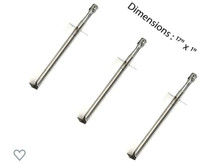 3PACK Replace BBQ Gas Grill Stainless Steel Burner, Vermont Cast