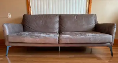 Sofa 3 places en cuir synthétique, View more