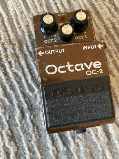 Vintage Boss OC-2 Octave MIT Pedal guitar bass pedal, View more
