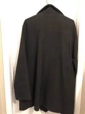 Men's mid-length coat, removable suede collar $135 large regular in Men's in Oakville / Halton Region - Image 8