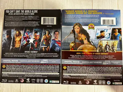 Justice League and Wonder Woman Blu-Ray Sets, View more