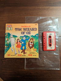 Vintage Walt Disney Read-Along Book - Wizard Of Oz