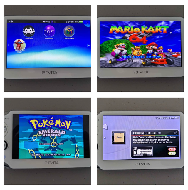 WHITE Playstation PS VITA OLED 1000 PSVITA MODDED 999+ Games in Sony PSP & Vita in City of Toronto - Image 3