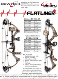 Bowtech Flatliner SD compound bow