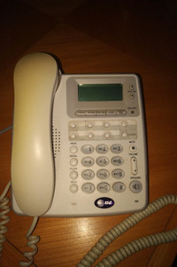 Telephone - AT&T, 950, Digital, White, Vintage