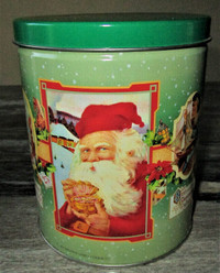 Tin Boîte de métal de Noël 1994 Maurice Lenell cookie co