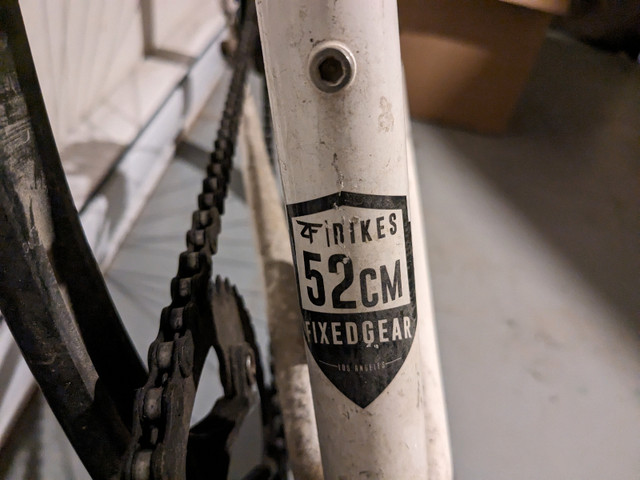 ZF fixed gear/single speed bicycle 52cm frame in Fixie (Single Speed) in Gatineau - Image 2