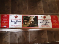 Wood Bear Chair