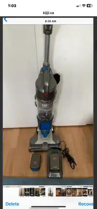 Wind Tunnel Cordless Vacuum Wit 2 Lithium Long Life Batteries