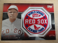 2013-Topps baseball commemorative patch card-Babe Ruth1918 worl