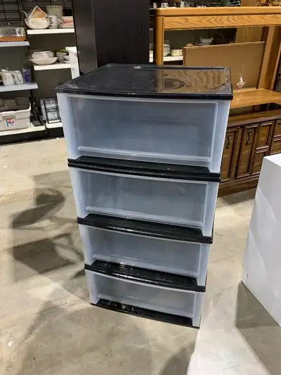 I'm selling a Sterilite four-drawer unit, perfect for organizing your home or office space, with eac...