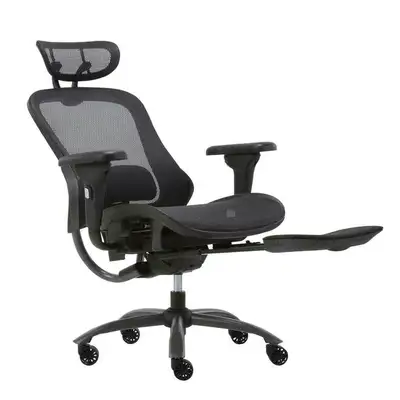 BNIB Ergonomic Reclining Office Chair with Headrest & Footrest, View more