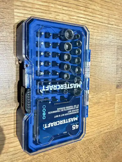 Mastercraft Screwdriver Bit and Nut Driver Set, 45-pc, View more