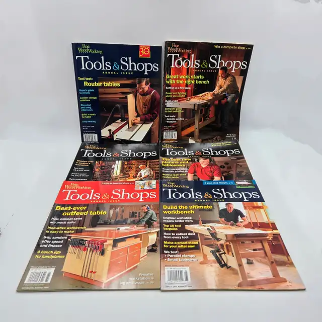 Fine Woodworking Tools & Shops Annual Magazine Lot Winter 2004 2 in Magazines in Strathcona County - Image 2