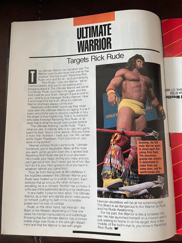WWF WWE Wrestling Program Magazine Hulk Hogan  in Arts & Collectibles in City of Toronto - Image 4