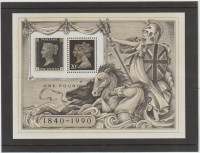 British Royal Mail Miniature Stamp Sheet
