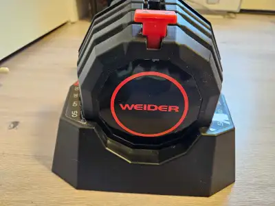 Adjustable Dumbbell Set of Two (Weider), View more