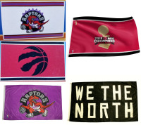 NBA Basketball Toronto Raptors Raps 3x5 Flag Banners LOT OF 5