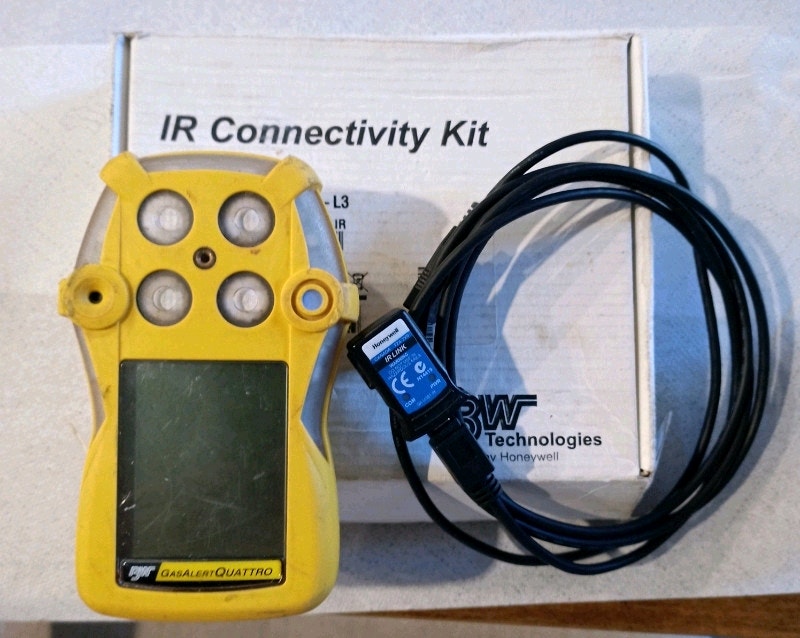 4 Head BW Quattro gas monitor and a IR Connectivity Kit Heavy